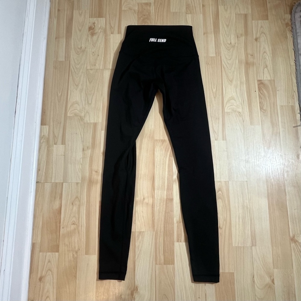 Full Send Womens Black Fitness High-Waisted Legging Size Xs High Waisted‎